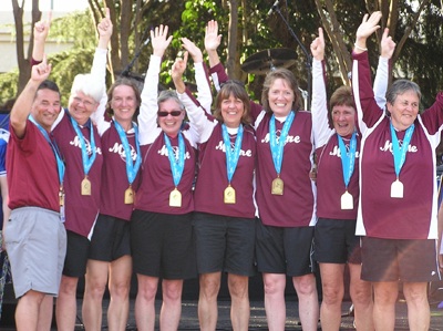 "Hot Flashes" Gold Medal Winners 2009 National Senior Games