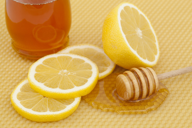 Lemon and honey
