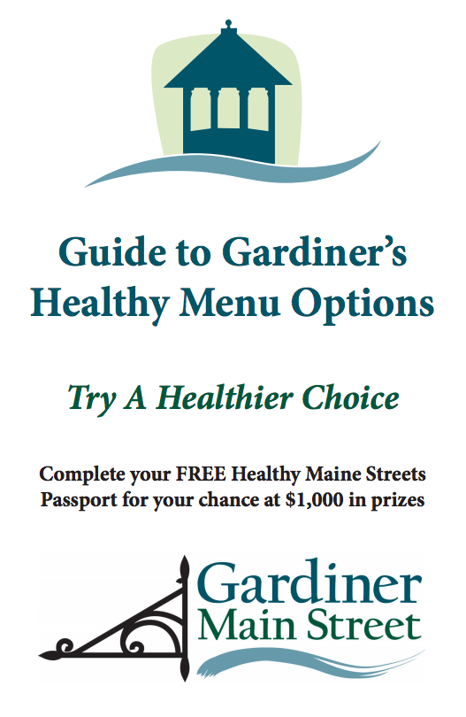 Gardiner Healthy Menu Options brochure cover