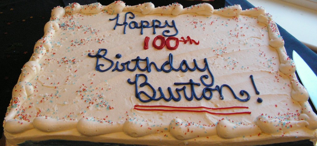 Burton Curtis birthday cake