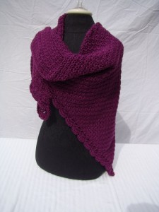 Shawl crocheted by Lori