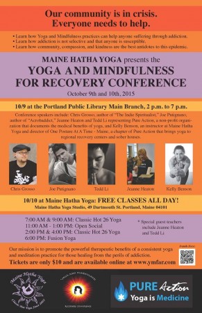 Yoga conference flyer