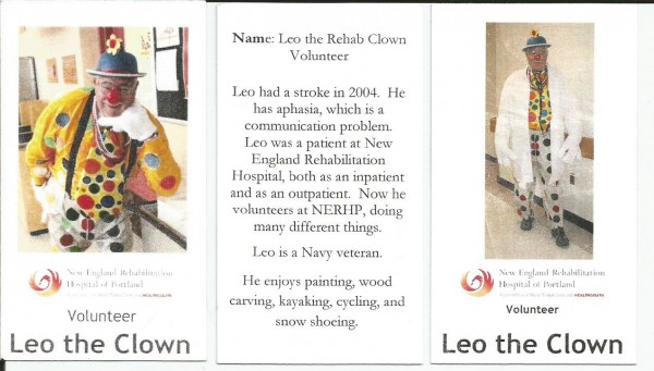 Clown brochure/sudden caregiver