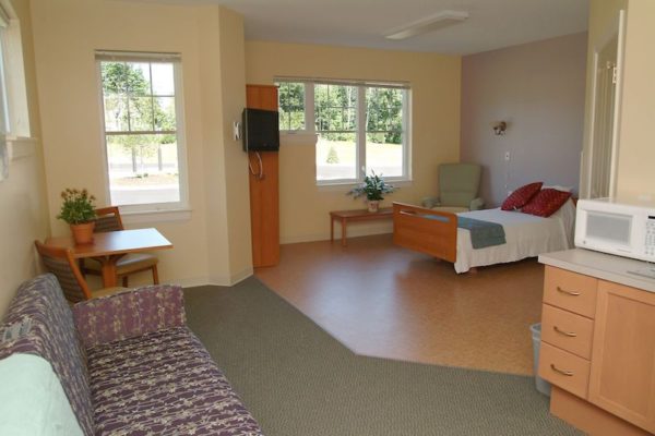 Room at Gosnell Memorial Hospice House