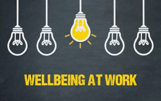 Wellbeing at work graphic