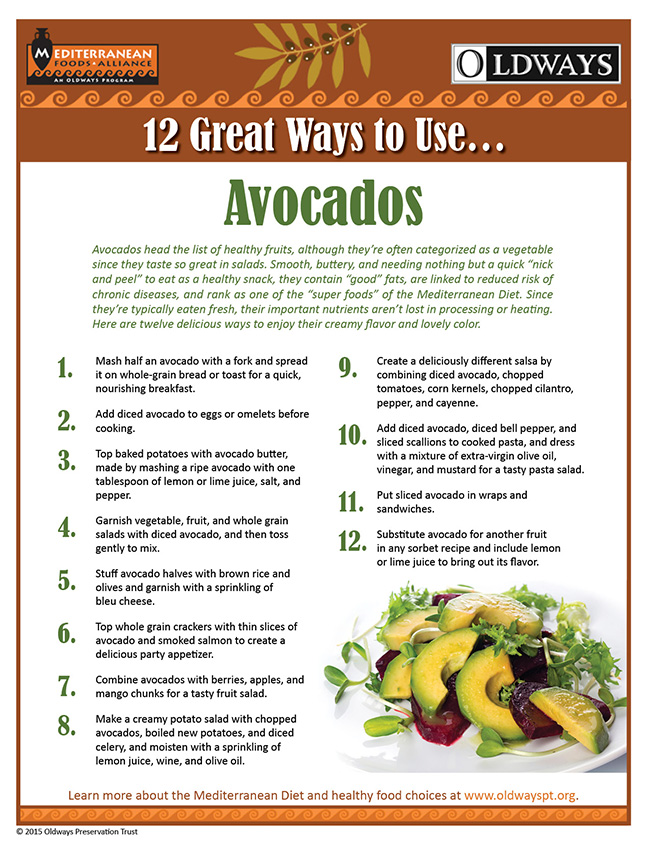 Avocado tips