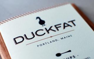 Duckfat menu