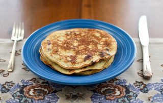 Blueberry banana pancakes