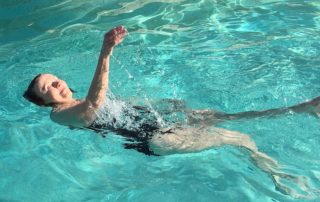 Doing the backstroke