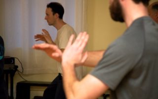 People doing Qigong