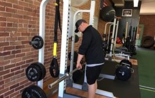 Andy Wight lowering push ups bar