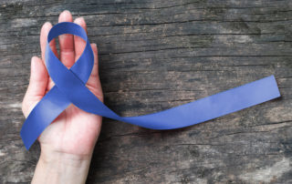 Blue ribbon for colon cancer