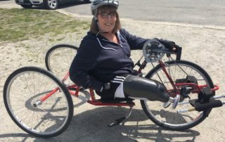 Terri Anthoine on adaptive bike