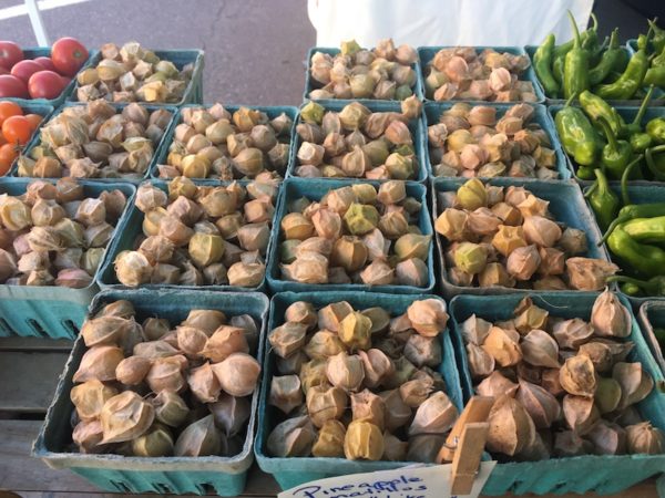 Pineapple tomatillos