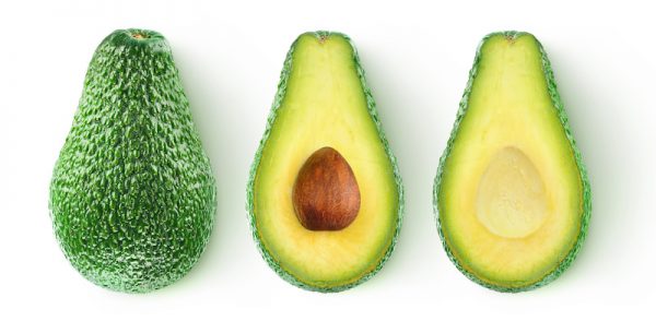 Avocados, opened