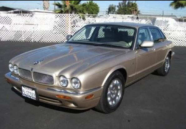 1998 gold Jaguar