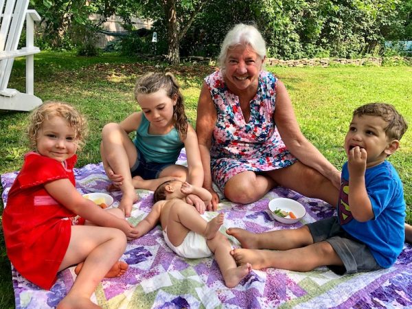 Jennifer and her grandchildren