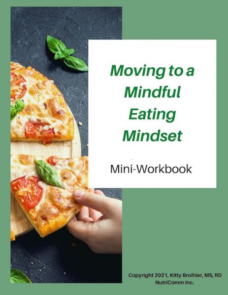 Mindful eating workbook cover