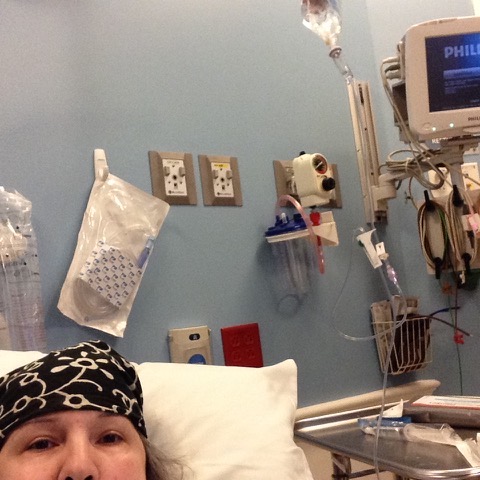 Amy Stacey Curtis in the hospital